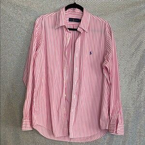 Ralph Lauren Pink Striped Men's Shirt